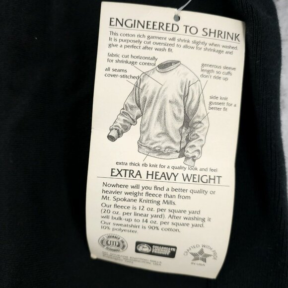 Mt Spokane Knitting Mills Vintage HBO CINEMAX Sweatshirt Heavyweight USA MADE XL - Picture 7 of 9